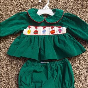 Cecil and Lou Christmas set. 3 months.